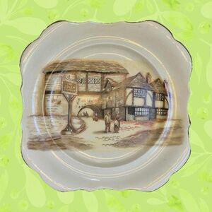 LANCASTER Square Plate "The Jolly Drover"